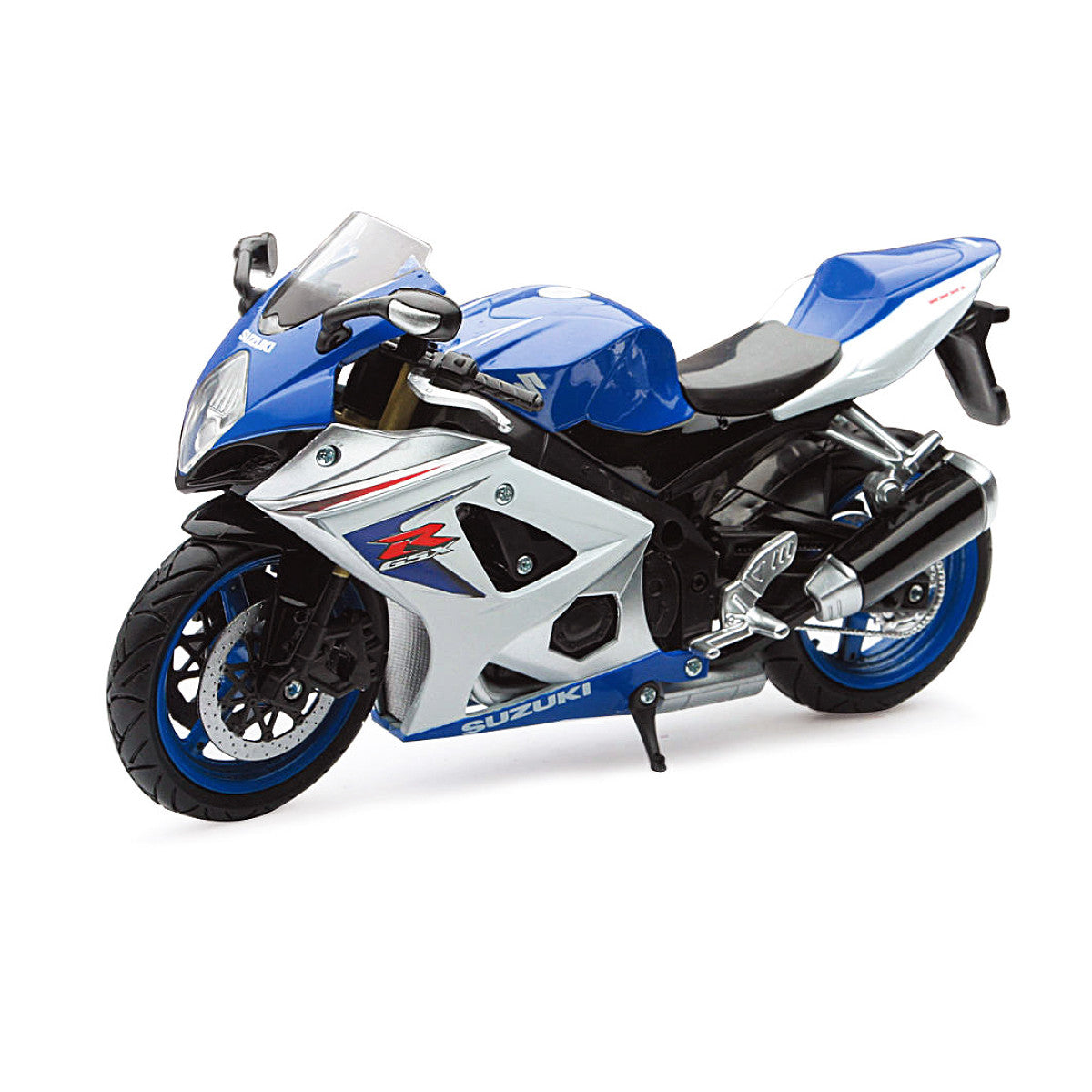2008 Suzuki GSX-R1000 Blue Bike Motorcycle 1/12 by New Ray-0